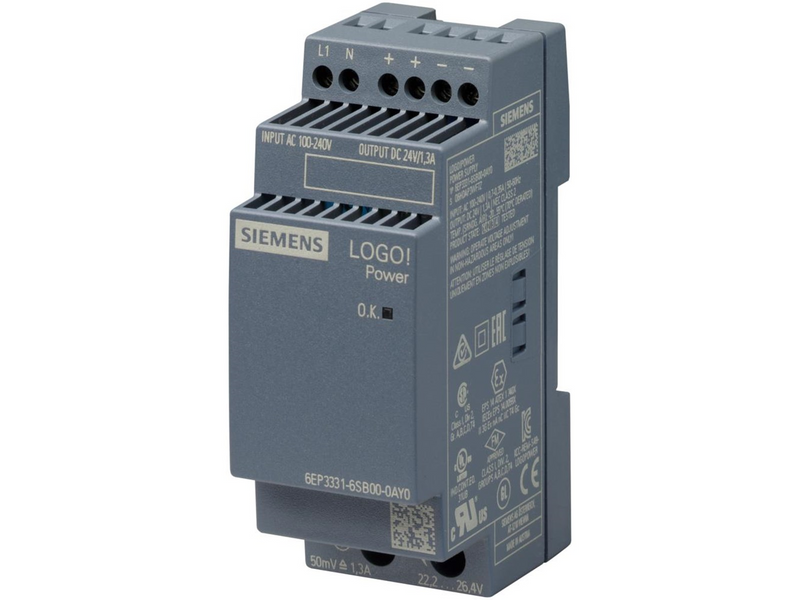 Siemens Logo!power 24 v / 1.3 a stabilized power supply