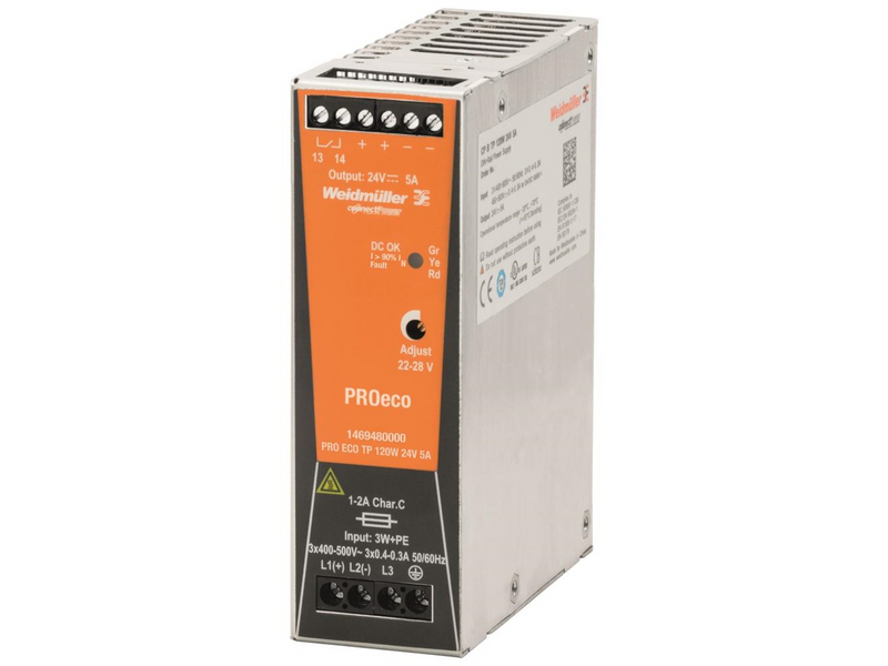 Weidmuller Pro eco 120w 24v 5a