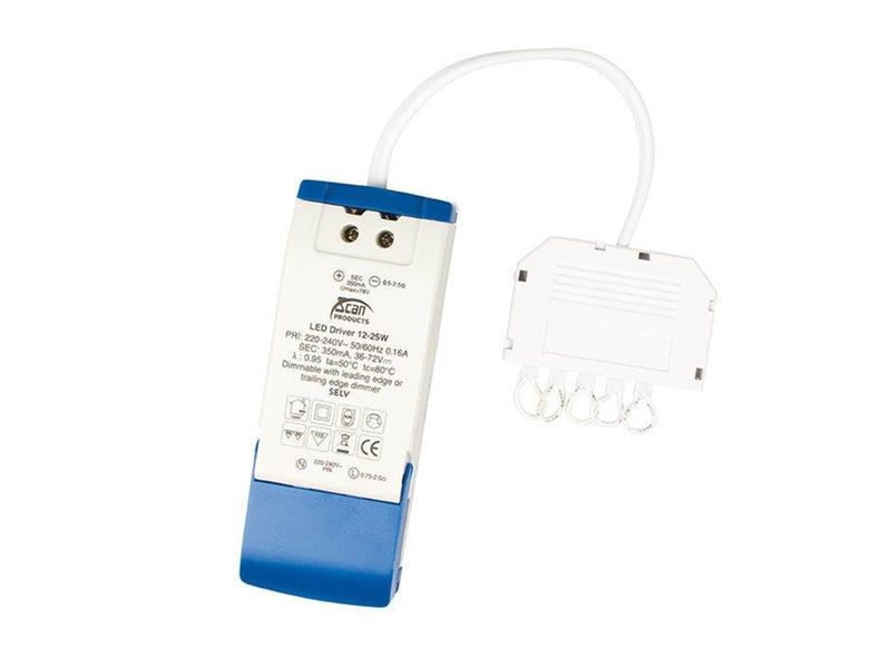 Scan Products Driver 230v dimmable 12-25w 350ma