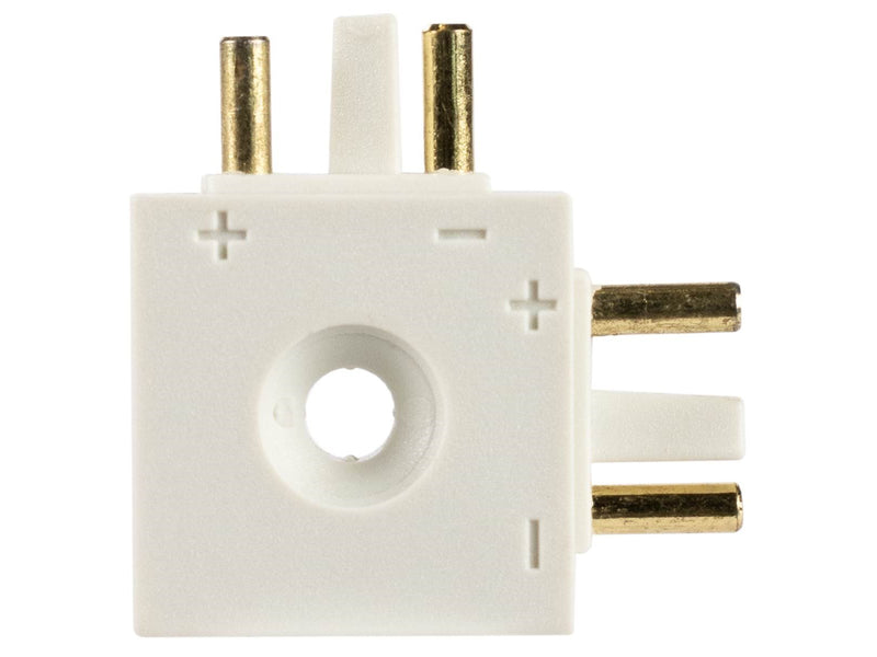 SG Armaturen Slimline l-connector mat white