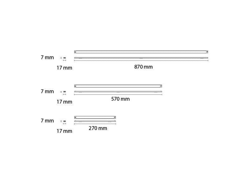 SG Armaturen Slimline 270mm 2.4w led 3000k