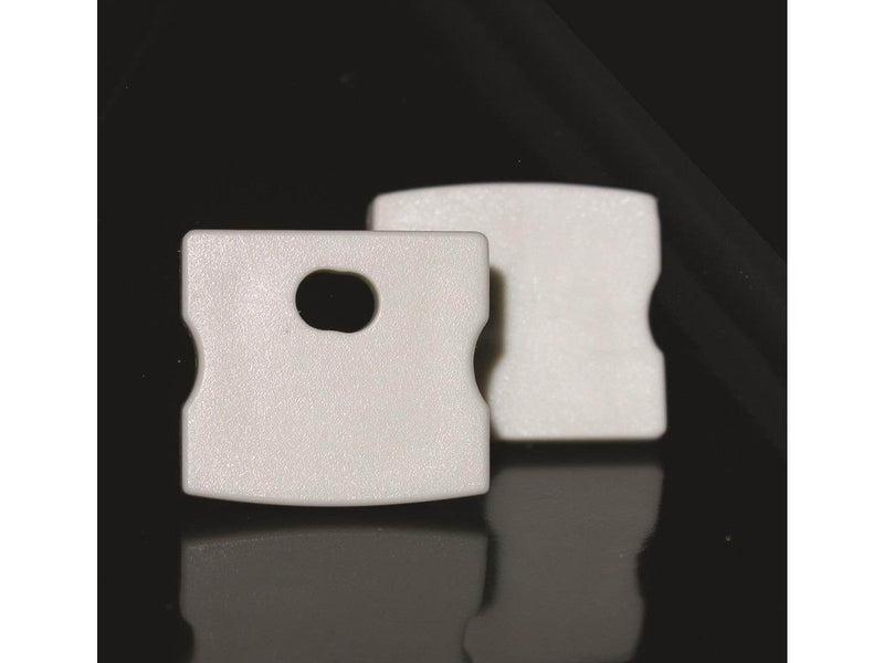 DEVELTRON End cap with hole - for profile 10
