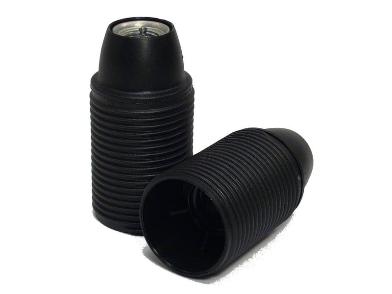 Teknisk Belysnings Industri E14 lampholder m10 threaded shell black