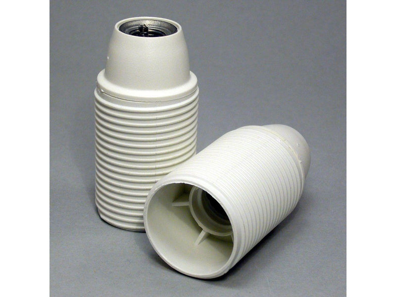 Teknisk Belysnings Industri E14 lampholder m10 threaded shell white