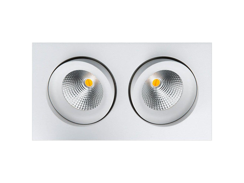 SG Armaturen Junistar square isosafe dimtowarm white 2x7w