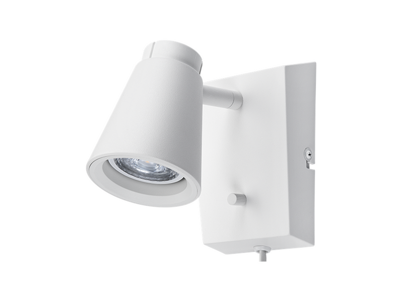 SG Armaturen Zoom square mat white 5.5w led 2700k w/dimmer