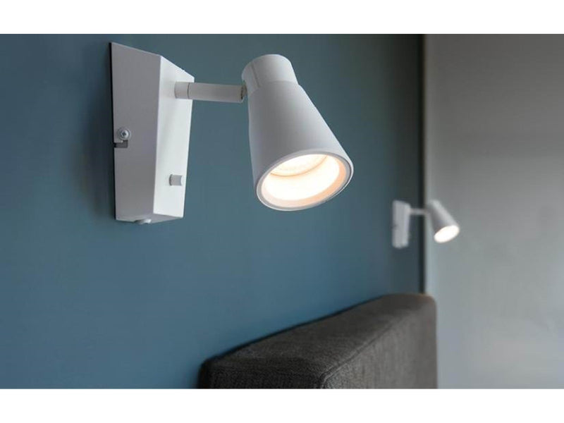 SG Armaturen Zoom square mat white 5.5w led 2700k w/dimmer