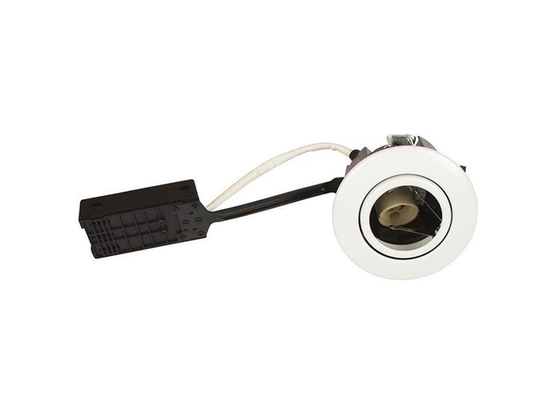 Scan Products Luna quick install 230v gu10 ip44 ss316 white round