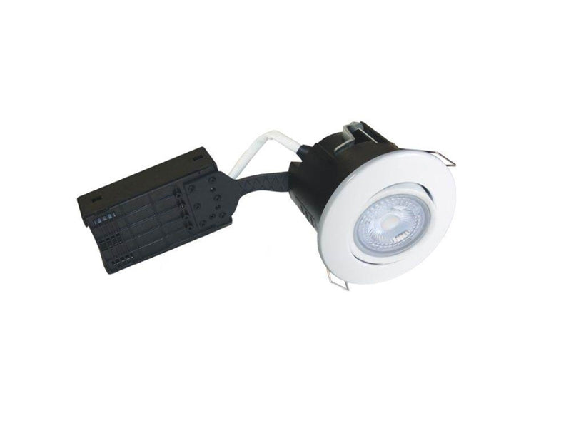Nordtronic Uni install 220-240v ip44 tilt angle 30° gu10 downlight 5w