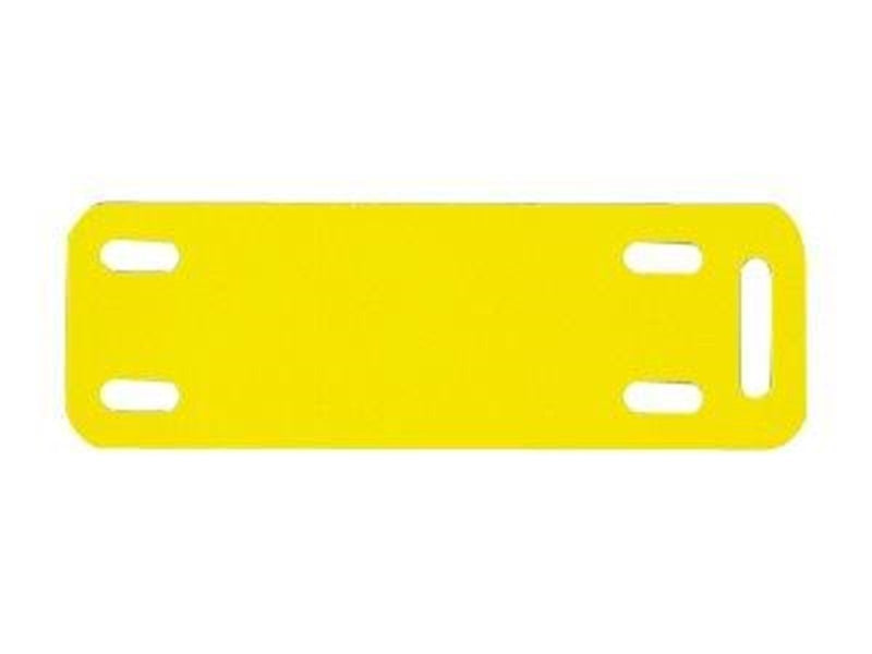 PANDUIT Thermal transfer marker plate.12.70x76.20mm yellow