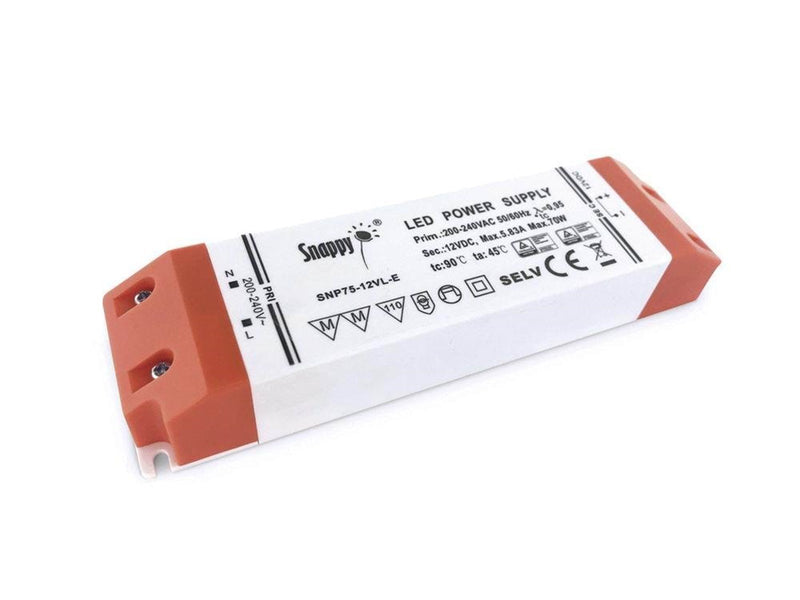 DEVELTRON 12vdc led power supply 75w - snappy