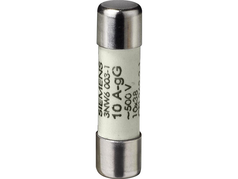 Siemens Cylindrical fuse gg 10x38mm 500v 16a 3nw6005-1