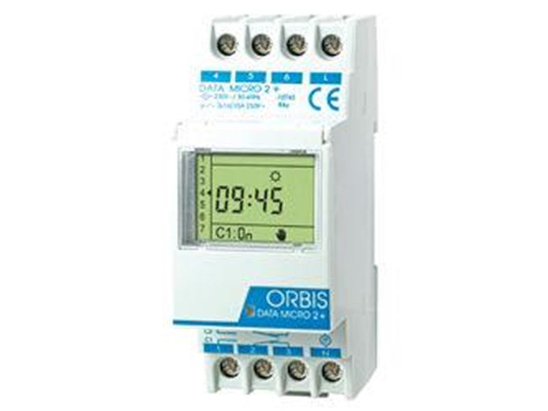 ELTECO Orbis digital time switch w/ power reserve 2 channels