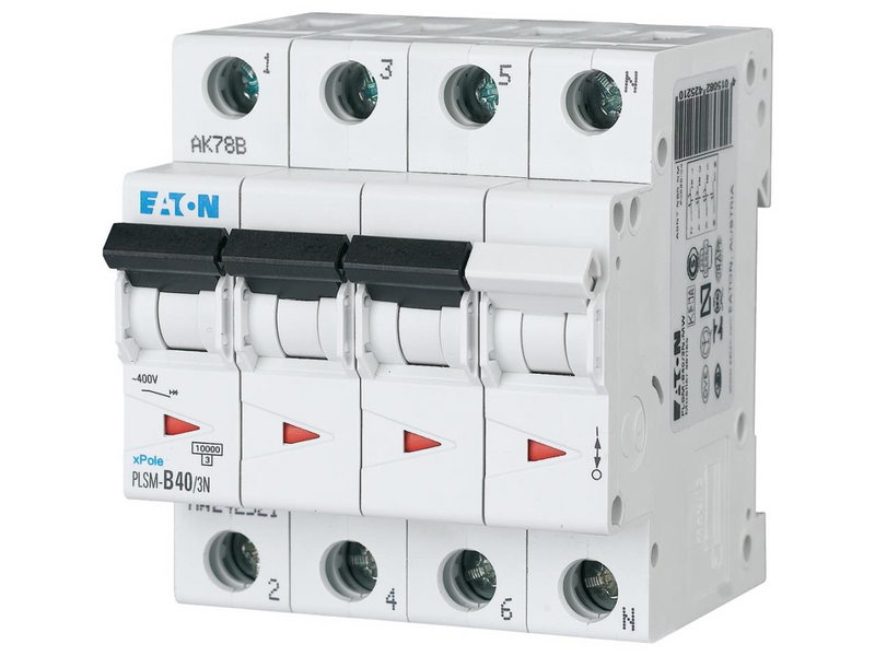 Eaton Pls6-c40/3n-mw - miniature circuit breaker mcb