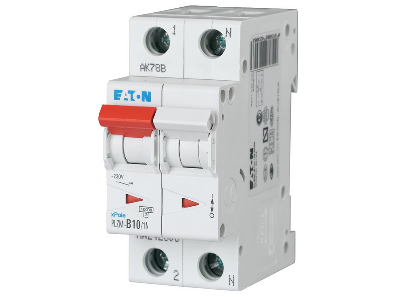 Eaton Plz6-c10/1n-mw - miniature circuit breaker mcb