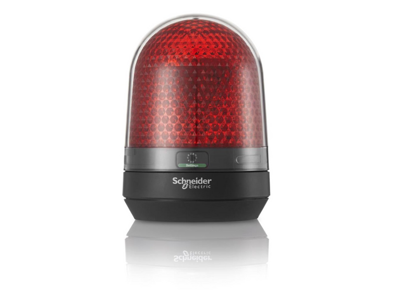 Schneider Electric Beacon 100 mm without buzzer 24vdc red