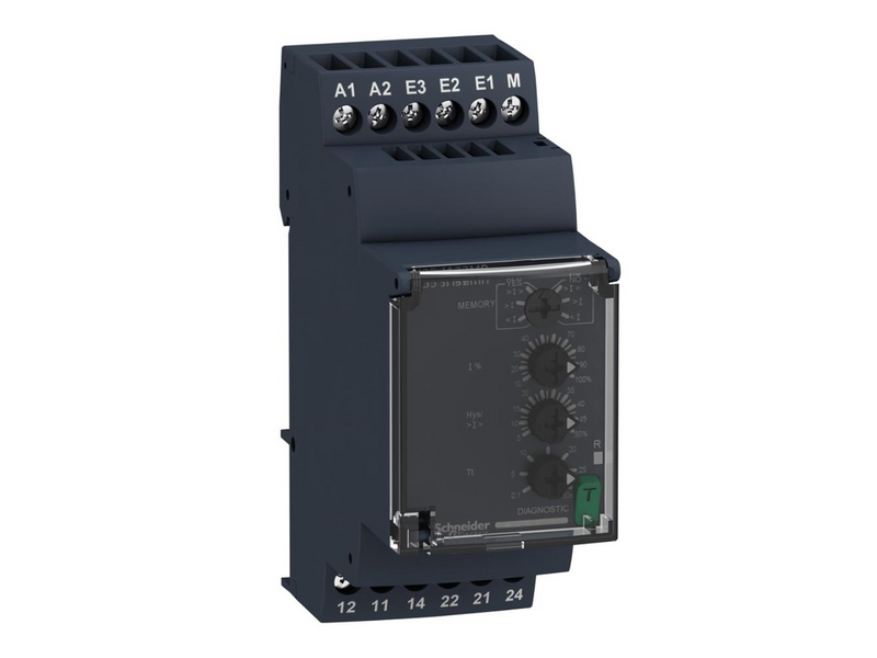 Schneider Electric Zelio control relay for current detection 0.15..15a 2c/o 8a