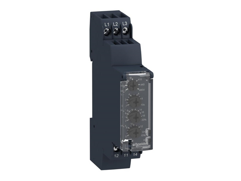 Schneider Electric Zelio control relay for undervoltage or overvoltage detectio