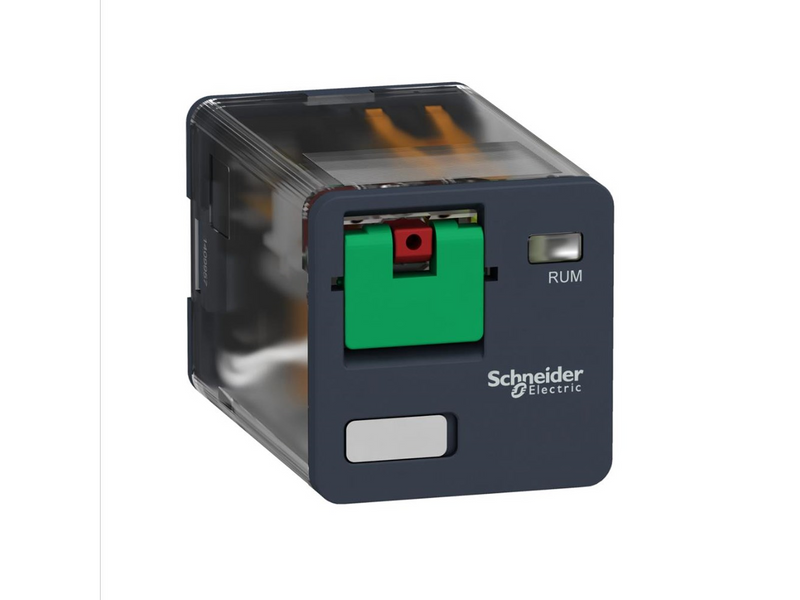 Schneider Electric Plug-in relay 10a 3c/o 230vac with test button