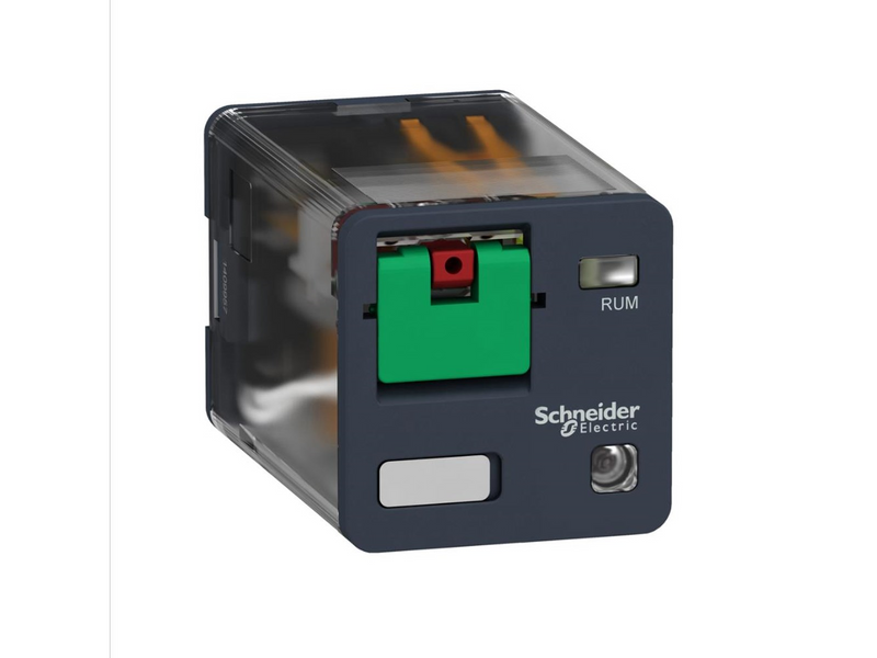 Schneider Electric Plug-in relay 10a 3c/o 230vac with led and test button