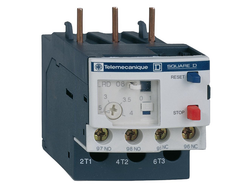 Schneider Electric Tesys overload relay 5.50- 8.00 a lrd12