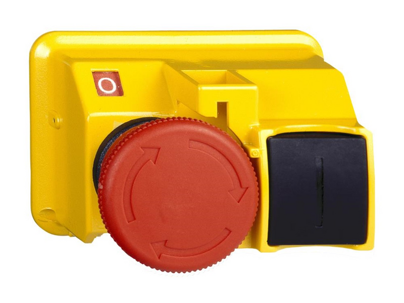 Schneider Electric Red mushroom hd stop turn