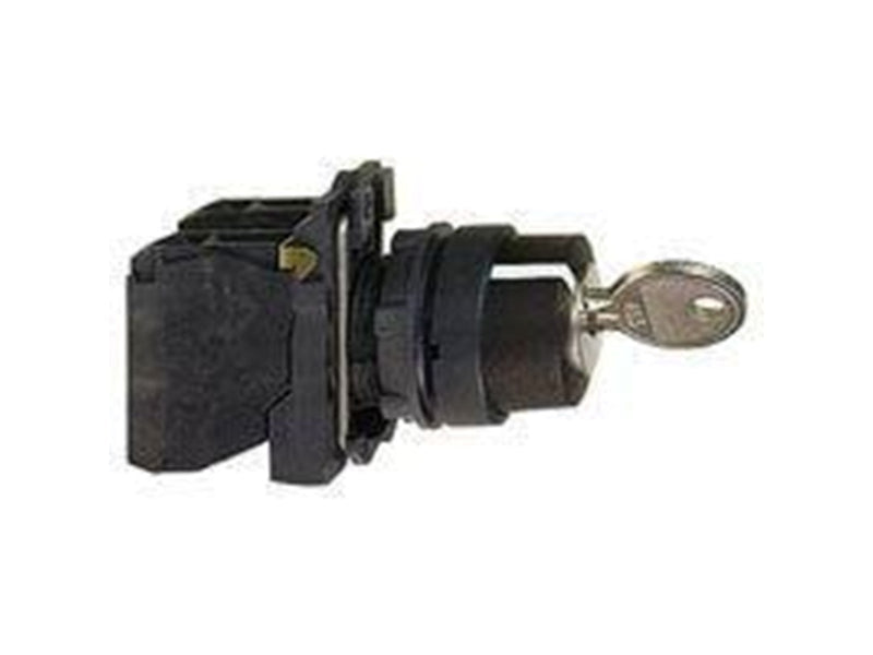 Schneider Electric Harmony key switch complete with 2 positions and spring retu