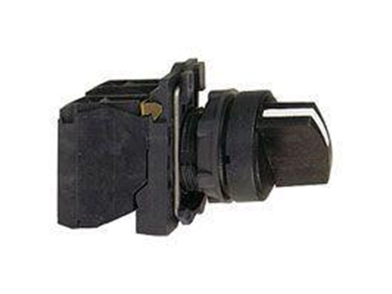 Schneider Electric Harmony rotary switch complete with 2 fixed positions 1xno.