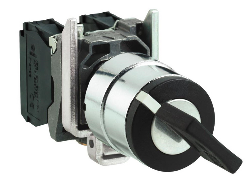Schneider Electric Harmony key switch complete with 2 positions and spring retu