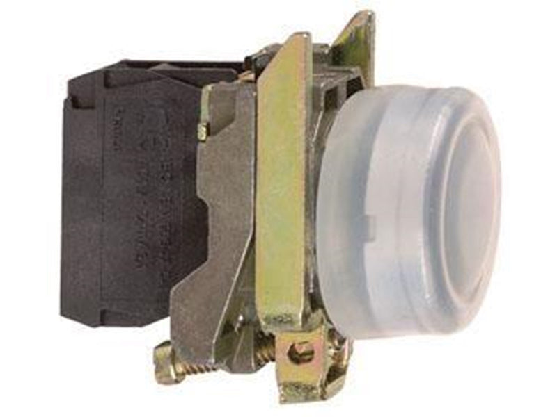 Schneider Electric Harmony push button complete with spring return in black and