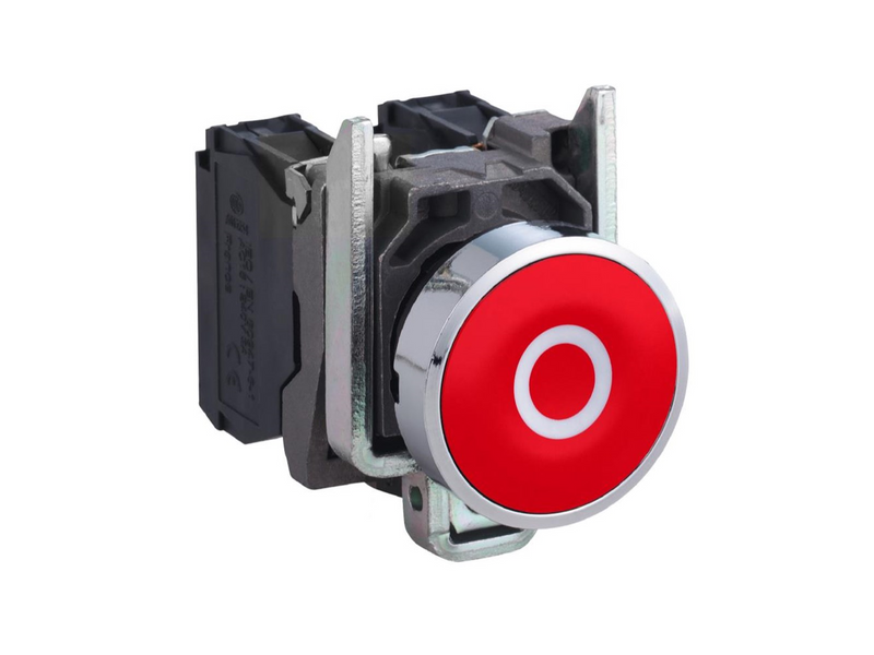 Schneider Electric Harmony pushbutton complete with spring return and flat push
