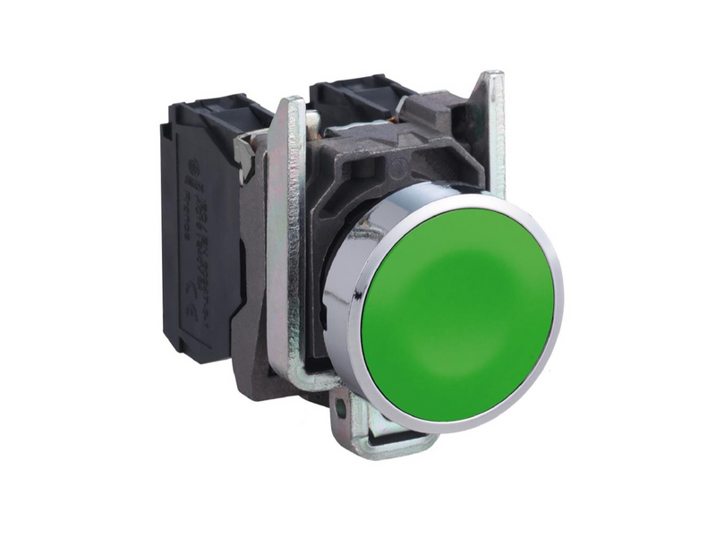 Schneider Electric Harmony push button complete with spring return and flat tou