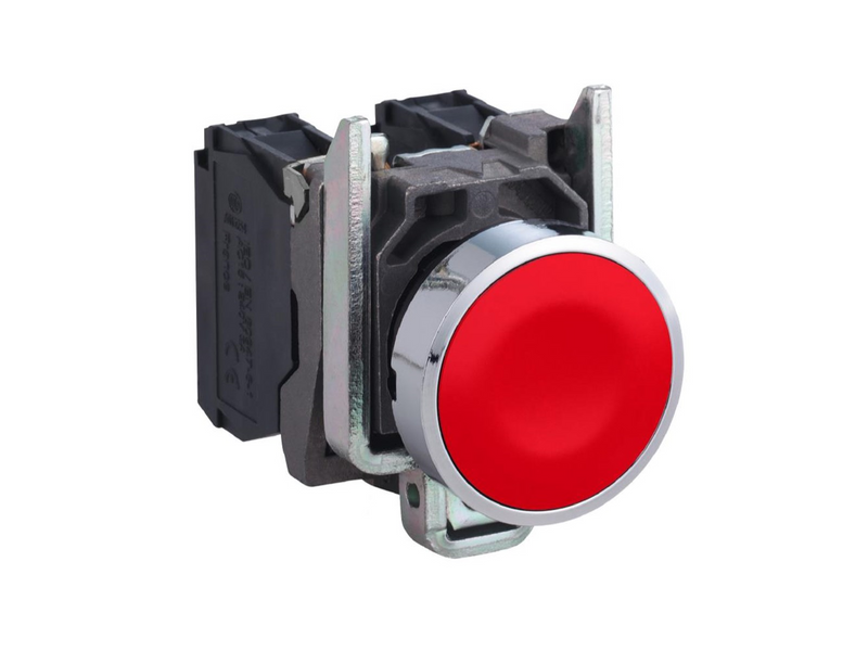 Schneider Electric Harmony push button complete with spring return and flat tou
