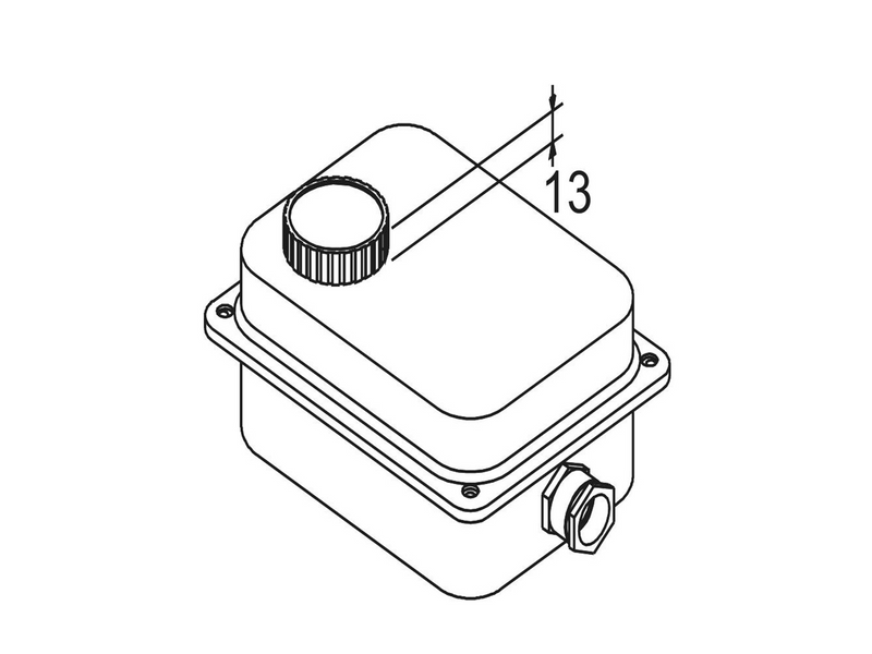 Jevi Junction box for immersion heater type h 2rg