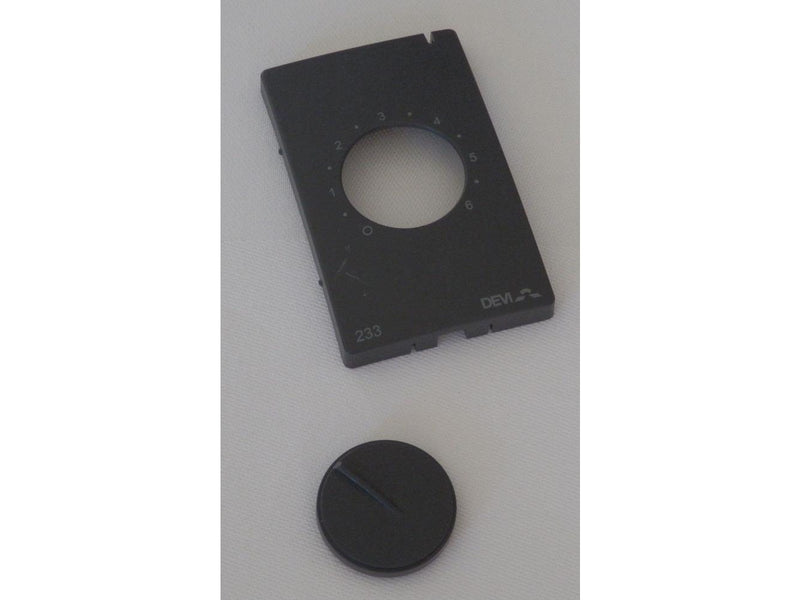 Danfoss Cover front to devireg 233 charcoal grey
