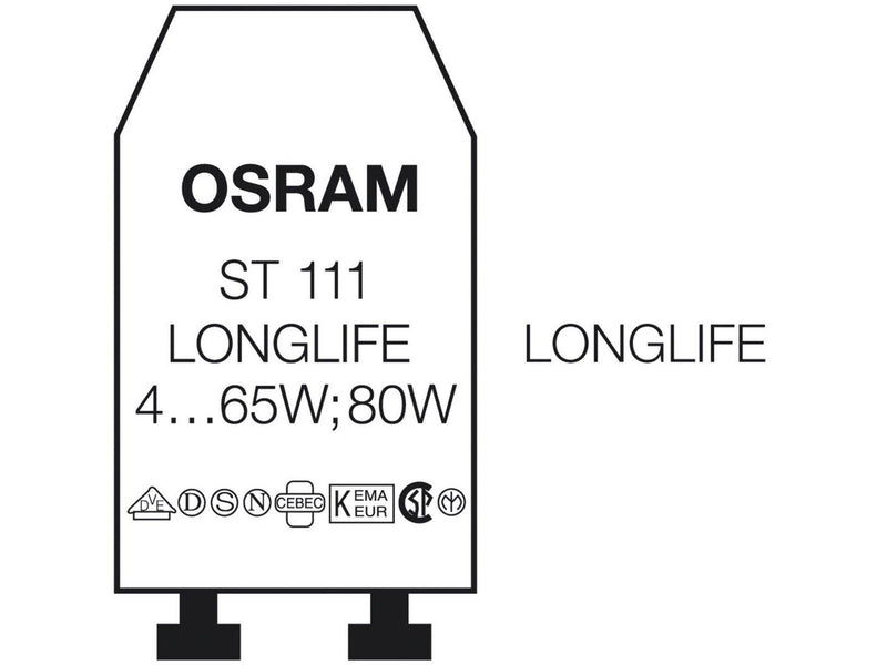 Osram Starter starter st 111 4-65 watt