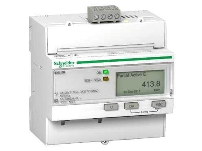 Schneider Electric Triphase kwh meter 63a modbus mid