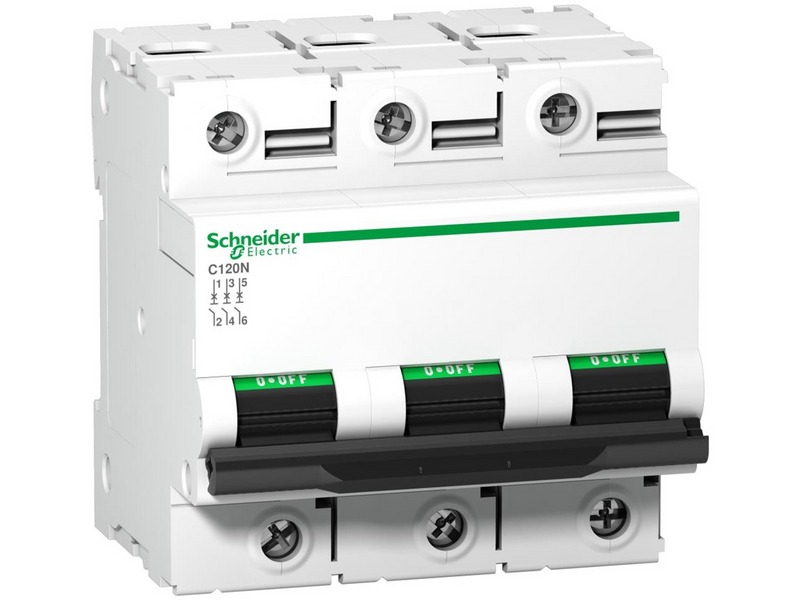 Schneider Electric C120n 3p 100a c 10000a 415v miniature ci