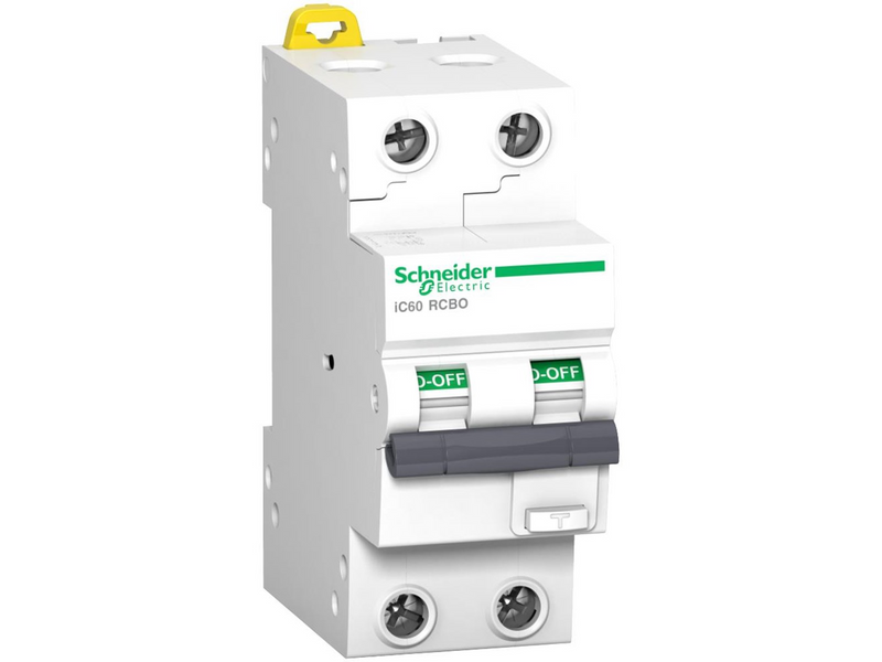 Schneider Electric Acti9 ic60 rcbo 2p 10a 30ma c 10ka si