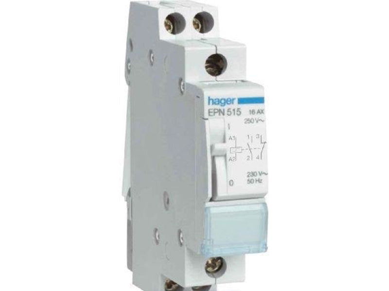 Hager Latching relay 1nc+1no 230v