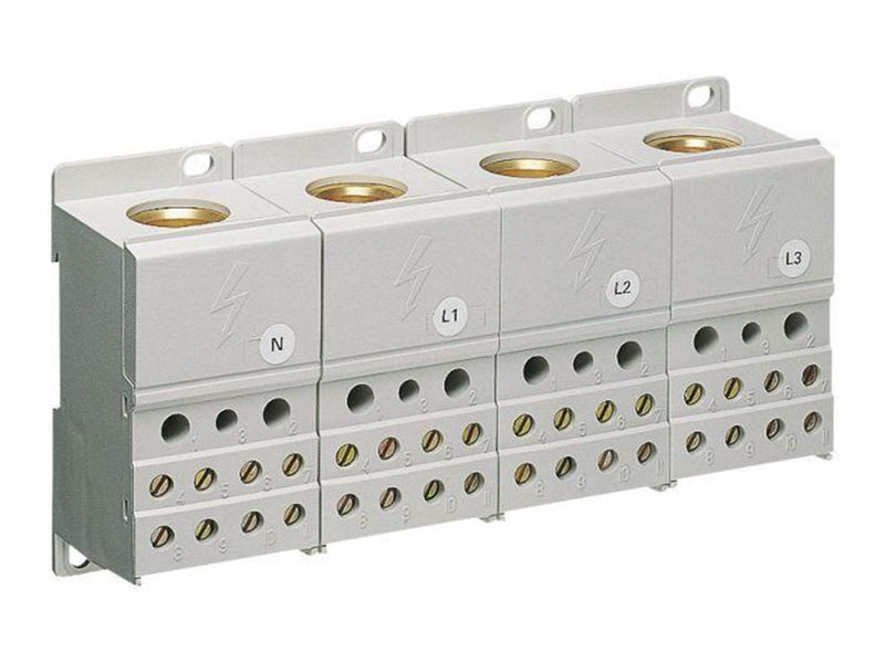 Hager Distribution block 1p 250a for din rail