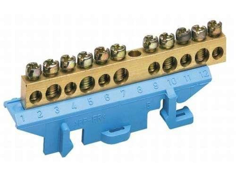 Hager Brass terminal 73 mm with socket earth
