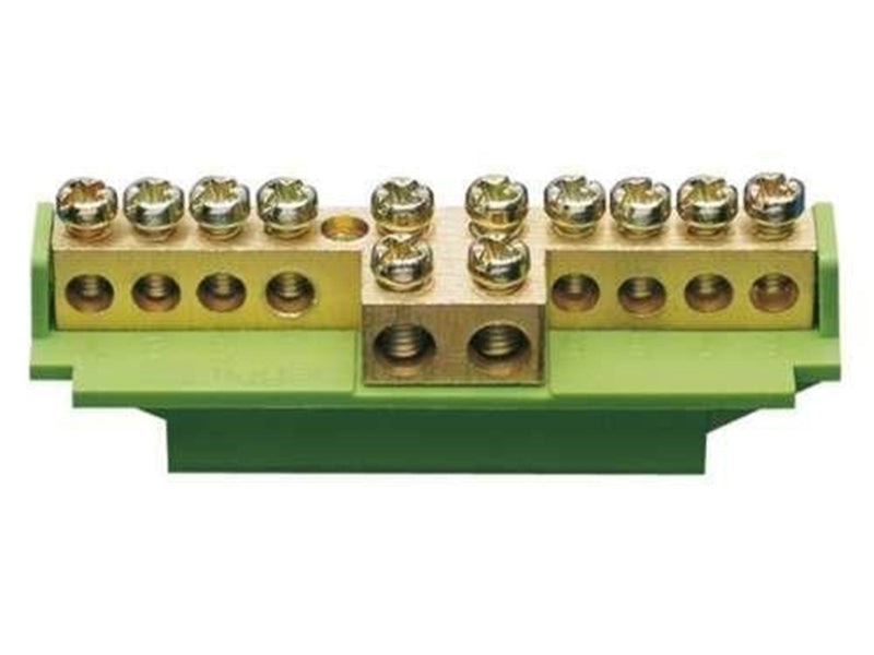 Hager Brass terminal 49 mm with socket earth