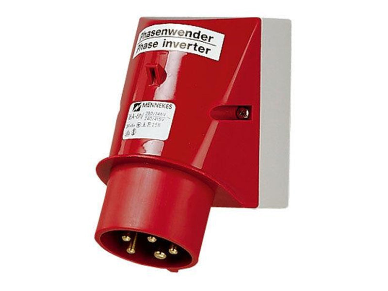 Mennekes Wm phase inverter inlet 16a5p6h400v ip44