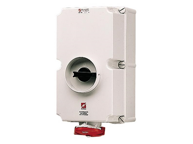 Mennekes Wall mounted recept.duo 125a5p6h400v