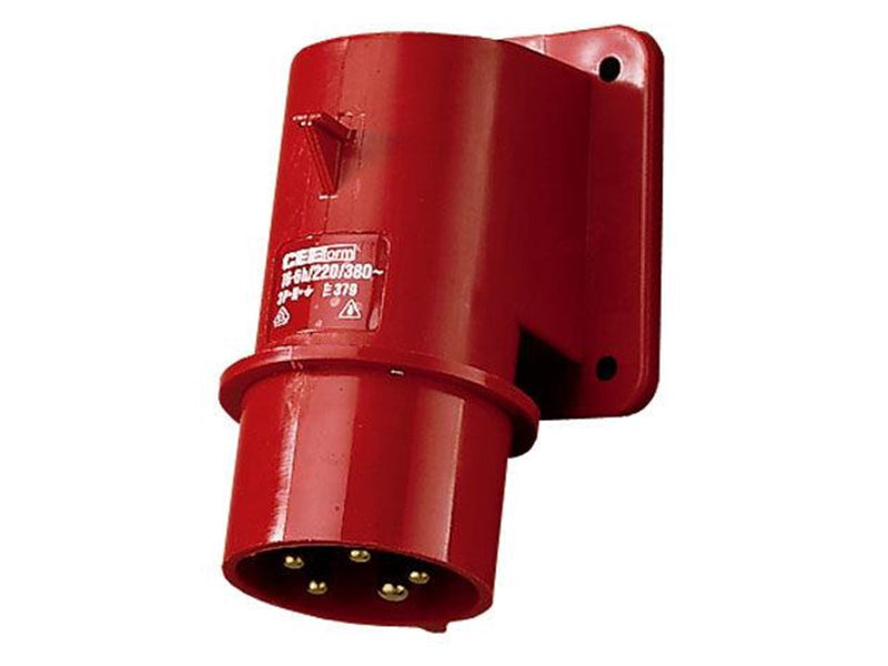Mennekes Panel mounted inlet 16a5p6h400v ip44