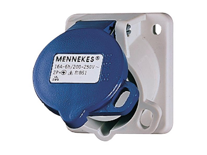 Mennekes Panel mounted recept. 16a3p6h230v ip44