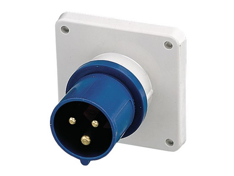 Mennekes Panel mounted inlet 16a3p6h230v ip44