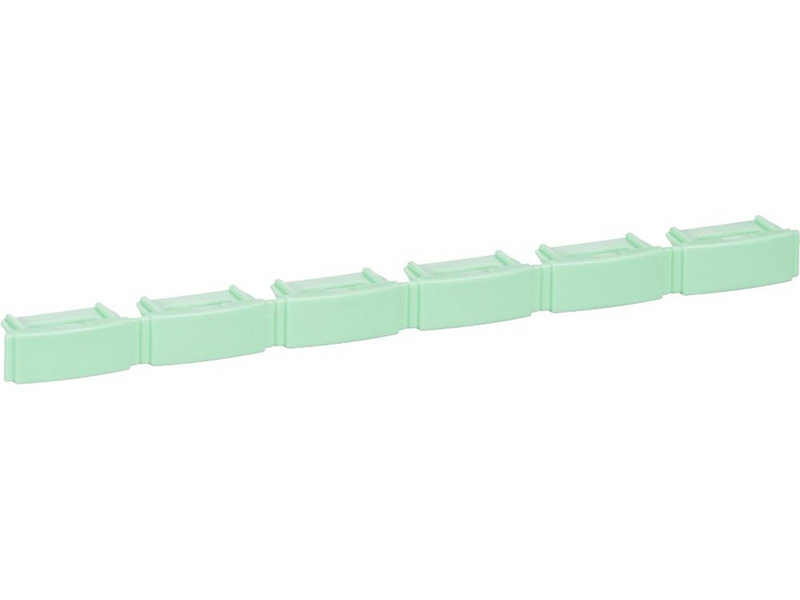 LK Colour code bar green for patchpanel 6p