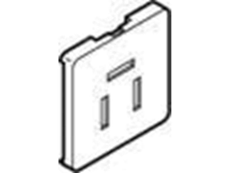 LK Teleoutlet fuga t1 cover 3 poles to md 88 white